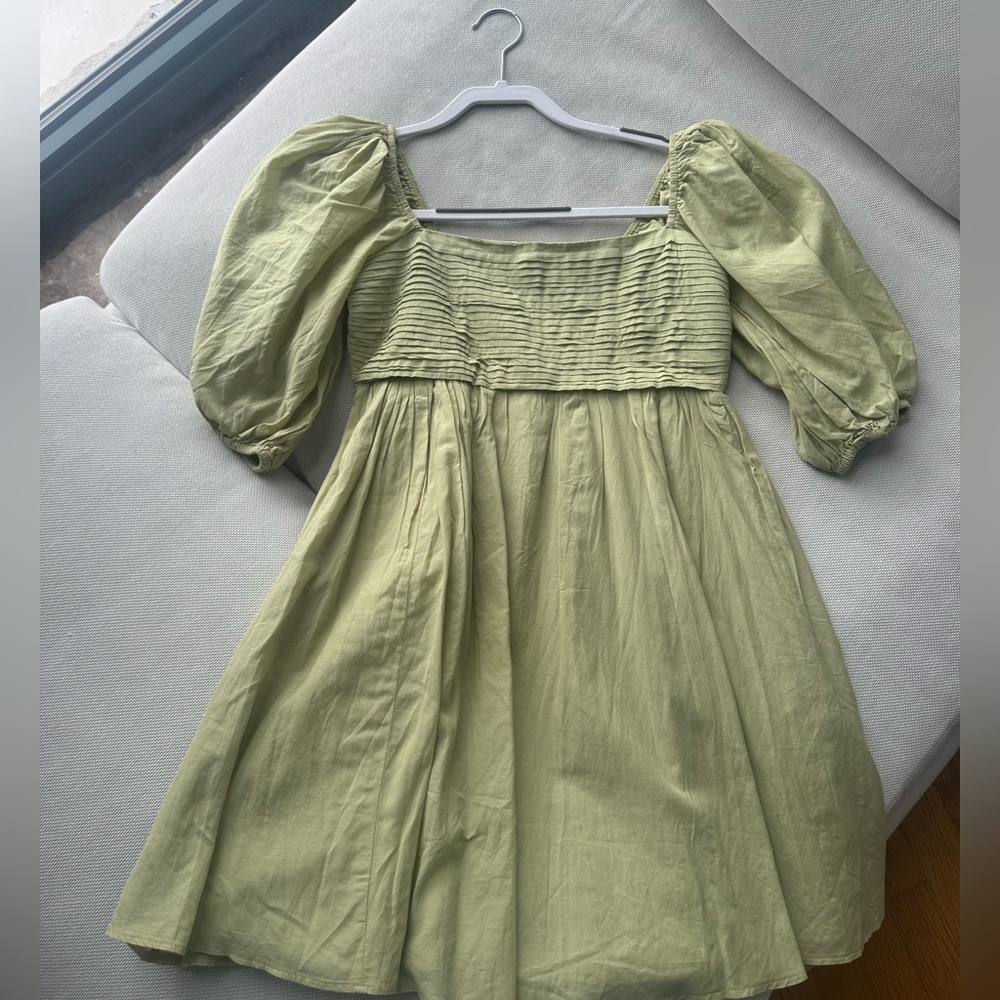 Abercrombie Puff Sleeve Dress - S